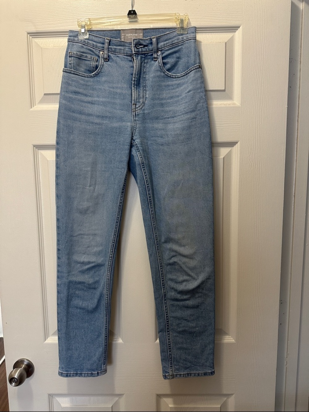 Everlane Light Blue High-Rise Jeans - Classic Straight